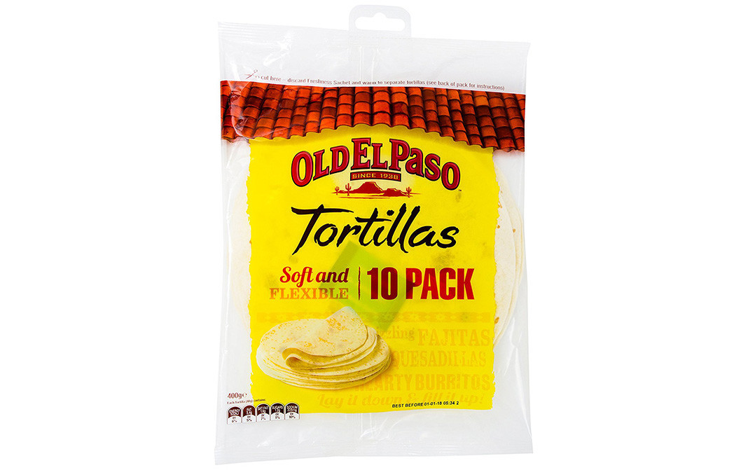 Old El Paso Tortillas Soft and Flexible 10   Pack  400 grams